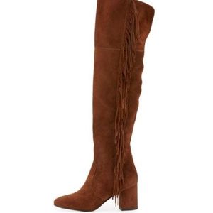 Jodi Fringe Suede Over the knee boot SZ 7.5
